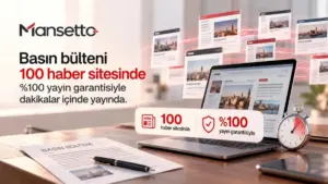 Ağındaki 67 ilde yayın yapan yerel ve ulusal 100 sitede basın bülteni yayını başladı