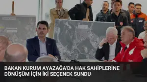 Bakan Kurum Ayazağa’da Hak Sahiplerine Dönüşüm İçin İki Seçenek Sundu