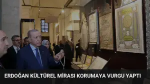 Erdoğan Kültürel Mirası Korumaya Vurgu Yaptı