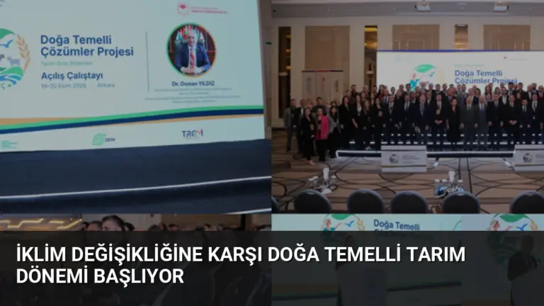 İklim Değişikliğine Karşı Doğa Temelli Tarım Dönemi Başlıyor