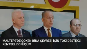 Maltepe’de Çöken Bina Çevresi İçin TOKİ Destekli Kentsel Dönüşüm
