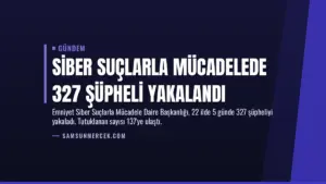 Siber Suçlarla Mücadelede 327 Şüpheli Yakalandı