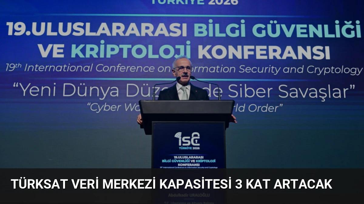 TÜRKSAT Veri Merkezi Kapasitesi 3 Kat Artacak